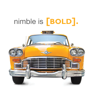 nimble is bold